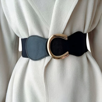 Elise | Lange elastische Taille mit goldener Schnalle