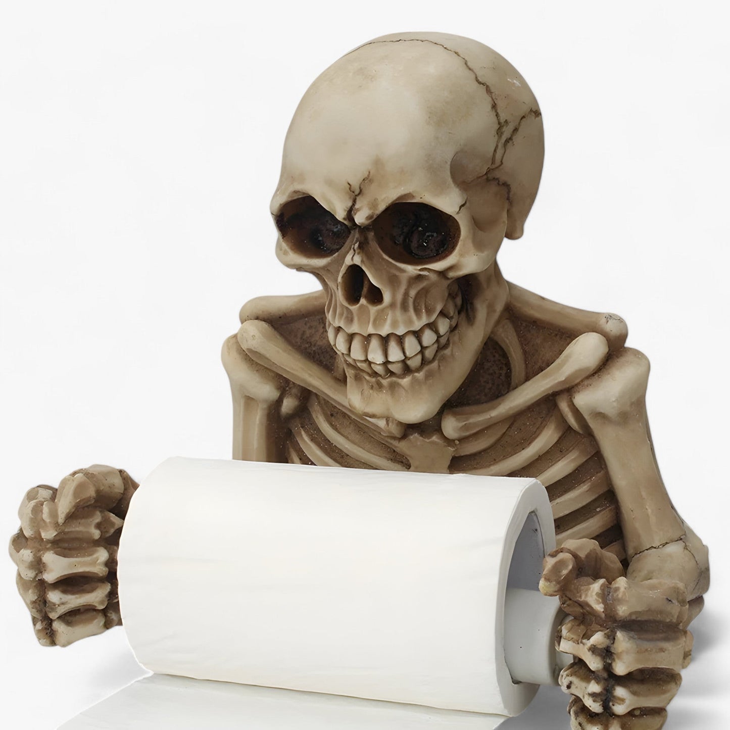 Unterstützung Toilettenpapier Schädel - Gruselige und kreative Dekoration für Halloween