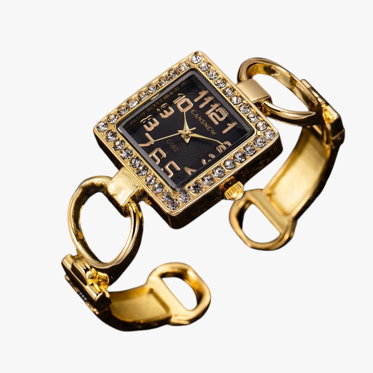 Freya | Modischer Damenuhrenarmreif mit Quarzarmband