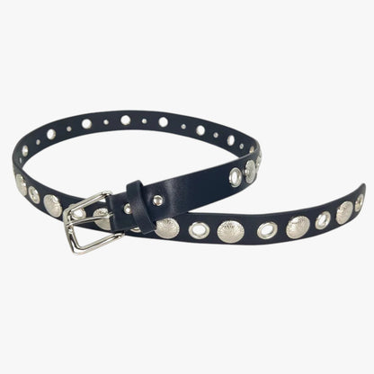 Belen | Unisex Leder-Punk-Gürtel mit Nieten