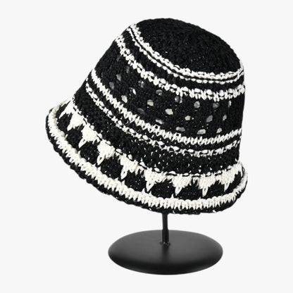 Elora | Damen-Faltbares Sommerhut mit Lochmuster