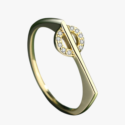 Giselle | Kreative Paarringe aus Silber und Gold mit Diamanten