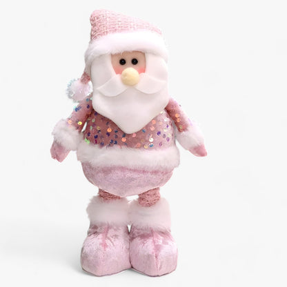 Fantastischer Winter | Weihnachtsdeko Zubehör Schneemann Alte Rosa - Fügen Sie ein wenig Magie Ihrem Interieur hinzu