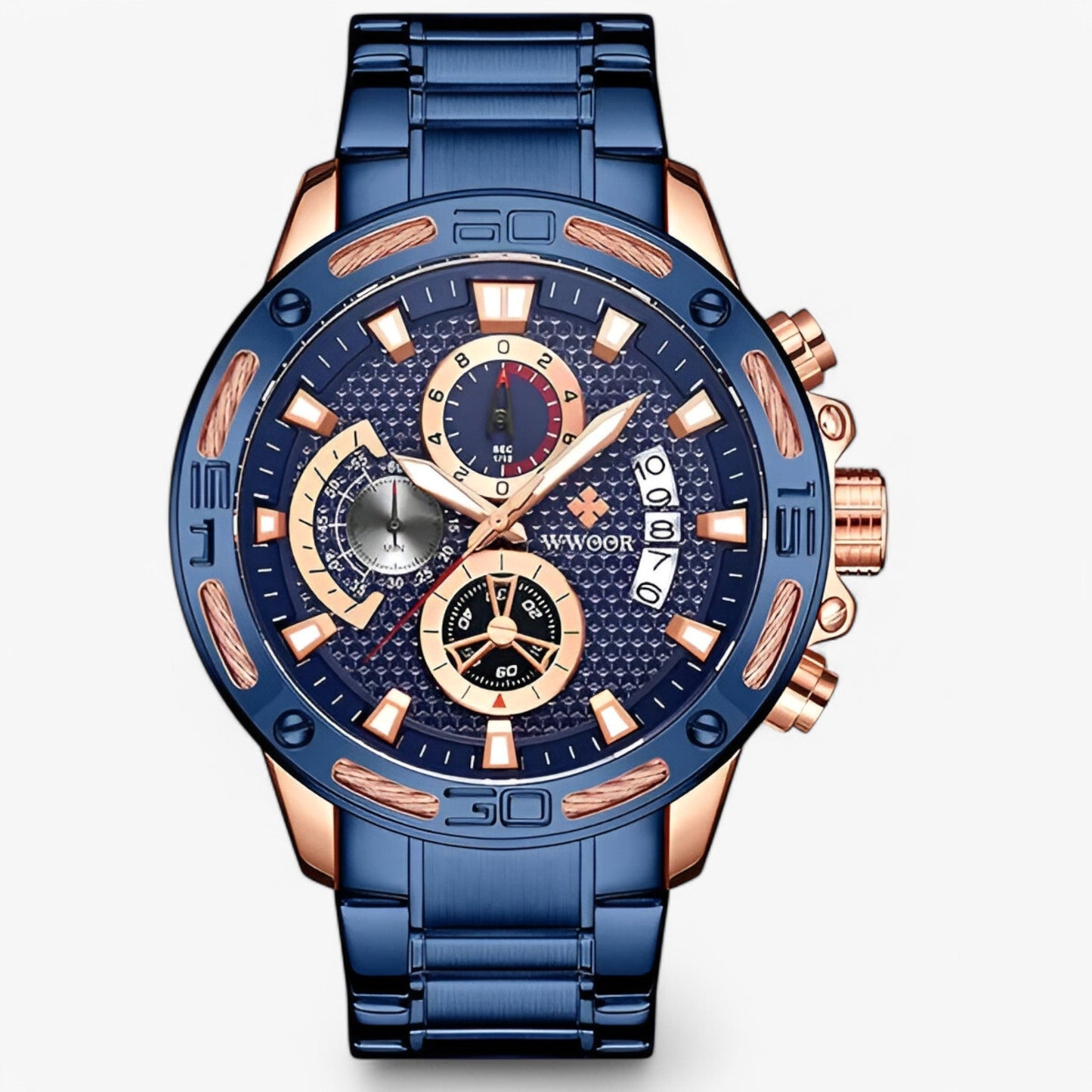 Linus | Luxus-Chronographenuhr aus Edelstahl