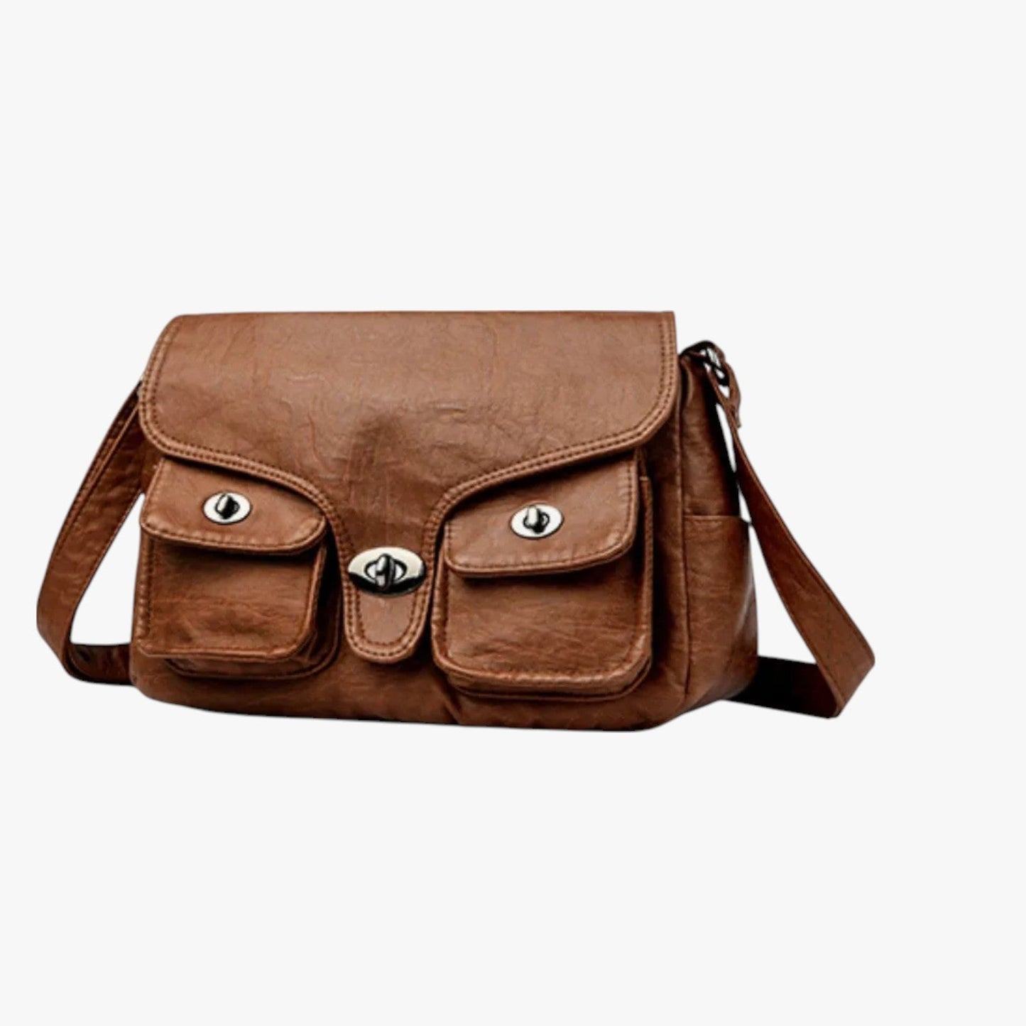 Amara | Elegante Vintage-Shopper aus PU-Leder