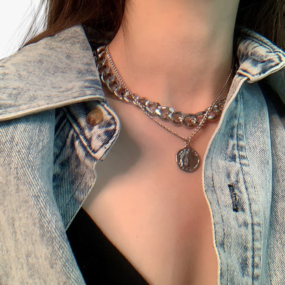 Genevieve | Mehrlagige Münzkette