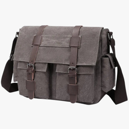 Harlan | Vintage Ledertasche für Männer mit Schultergurt