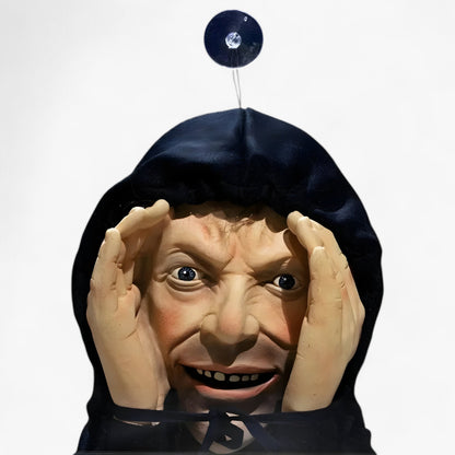 Hängende Clownmaske - Gruselige Halloween-Dekoration