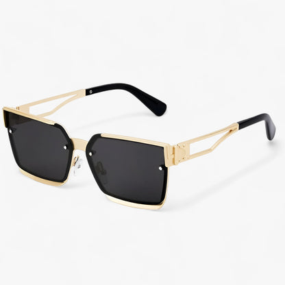 Gregorius | Vintage Punk Quadratische Metallrahmen Sonnenbrille