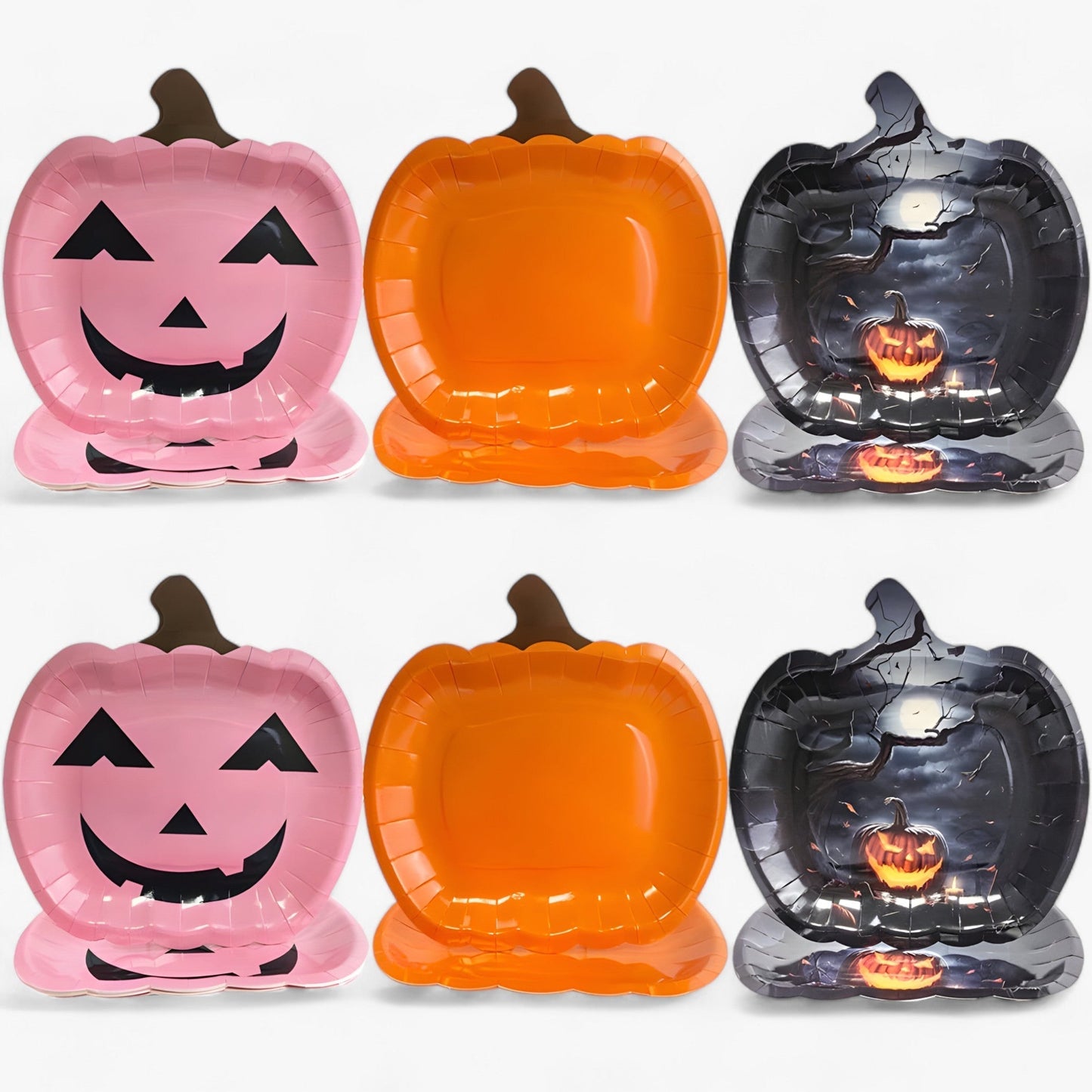 Trick or Treat Teller - Kürbis Teller für Halloween