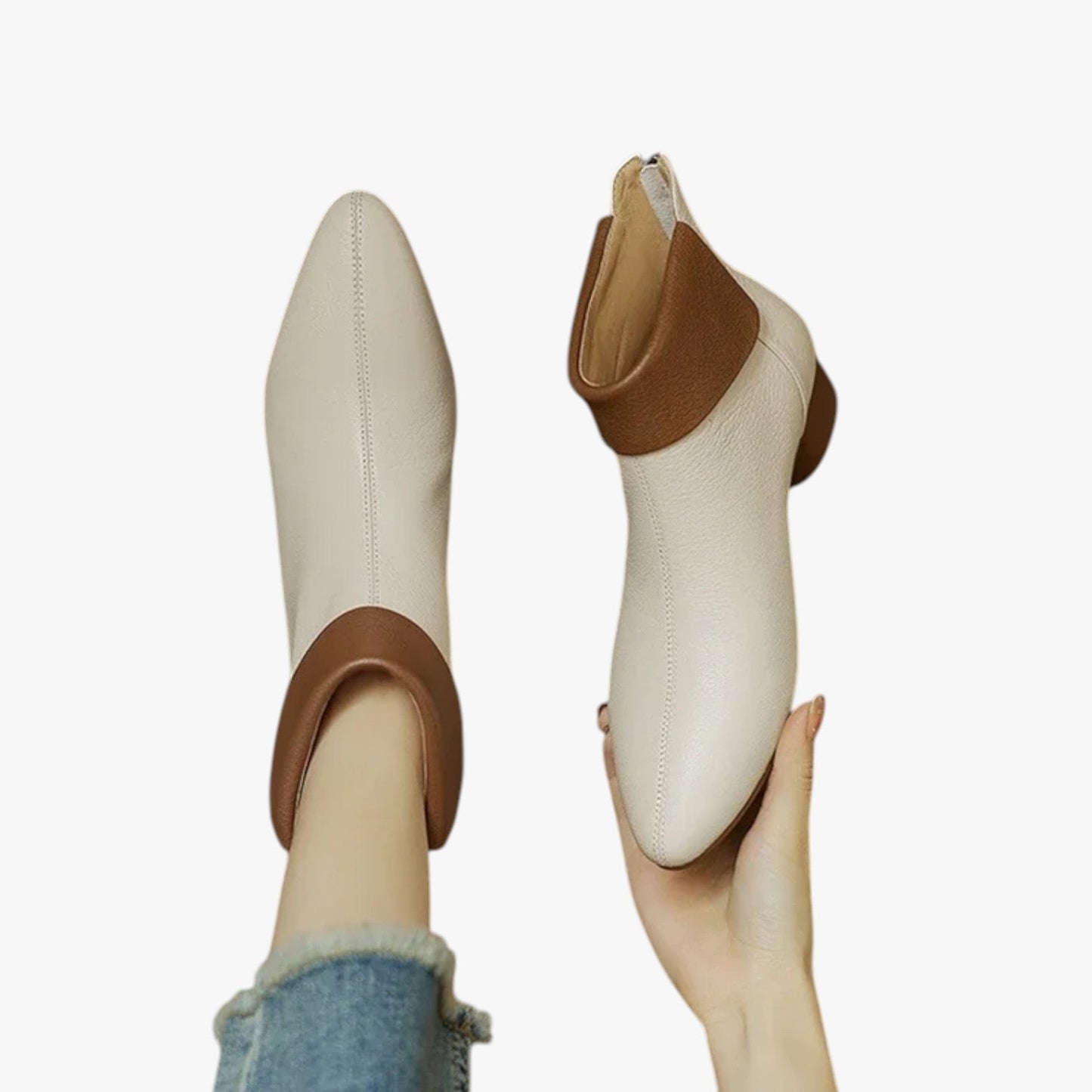 Amelia | Retro-Lederstiefel: Komfort und Stil für den Herbst
