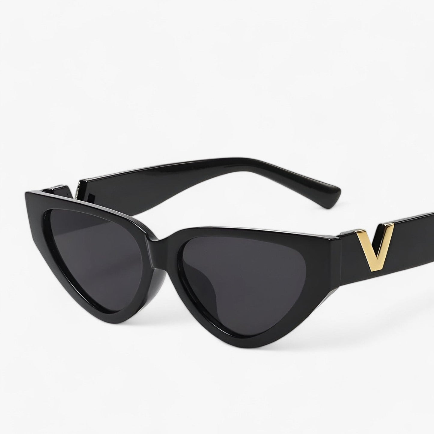 Samara | Luxus Glamour Katzenaugen Sonnenbrille für Damen - UV400-Schutz