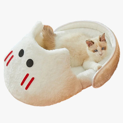 Amy | Weiches Hasenbett Die Perfekte Nido für den Schlaf Ihrer Katze