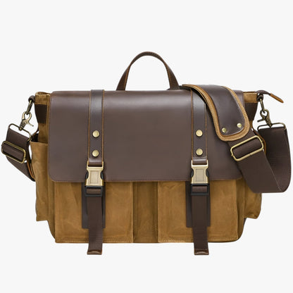 Israel | Vintage-Leder-Messenger für Börse