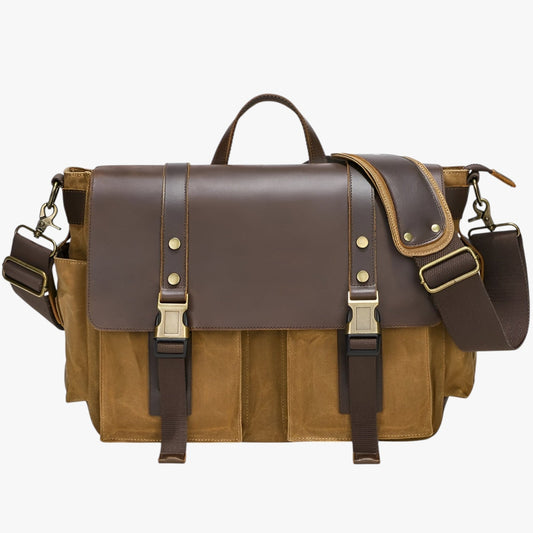 Israel | Vintage-Leder-Messenger für Börse