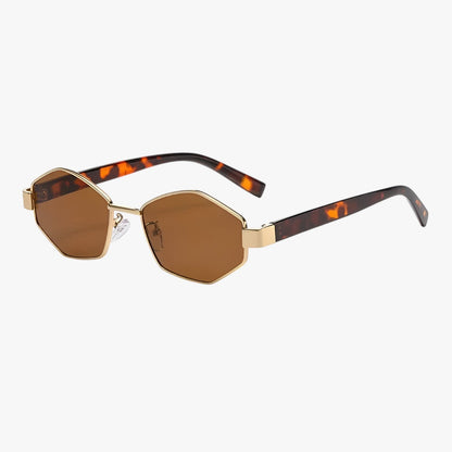David | Polygonale Sonnenbrille UV400 – Unisex-Stil und Schutz für Outdoor-Sport