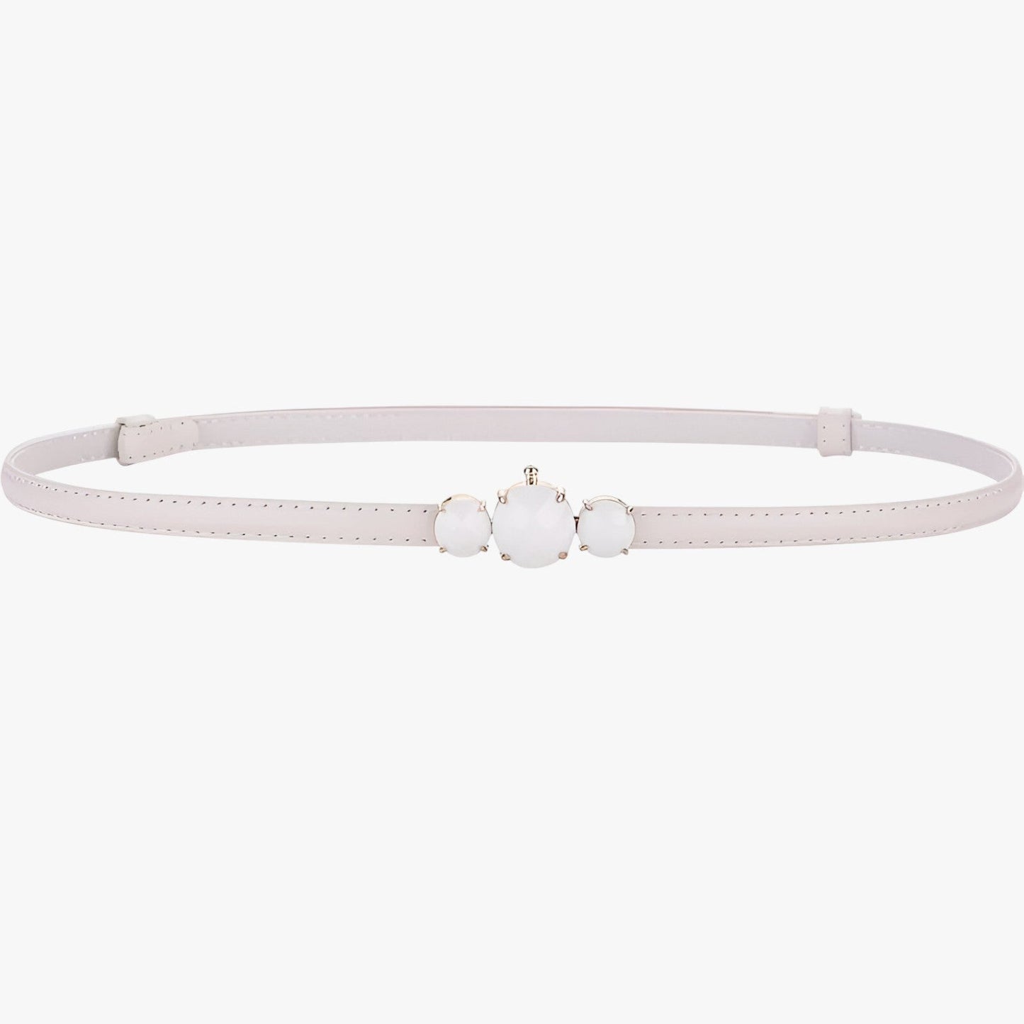 Caesy | Schmale Taille aus echtem Leder - Verstellbare Eleganz