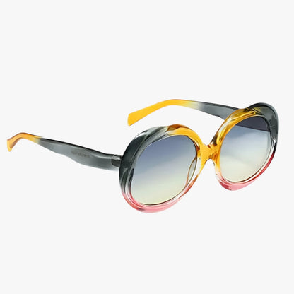Camila | Ovaler Sonnenbrille aus Metall UV400
