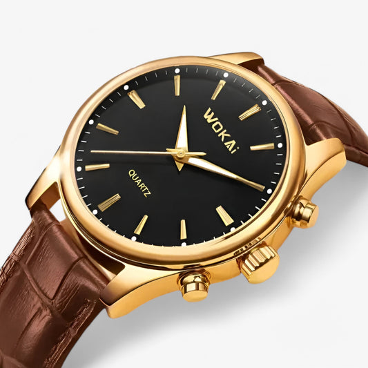 George | Retro Unisex Quarz-Uhr