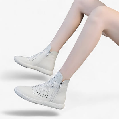 Dalia | Gladiatorenschuhe aus echtem Leder mit schmalem Schnitt im Boho-Stil