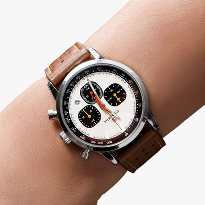 Drew | Herrenarmbanduhr INCASEDA Chronograph Luxus Quarzu, Ultra Hell & Elegant