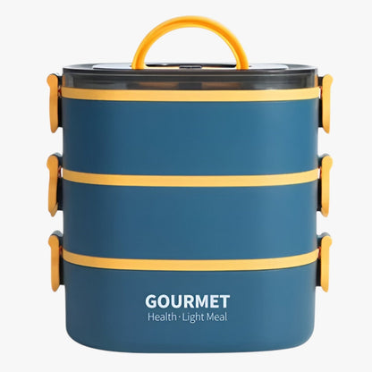 Frankie | 2000 ml bruchbox mit 3 Fächern, auslaufsicher