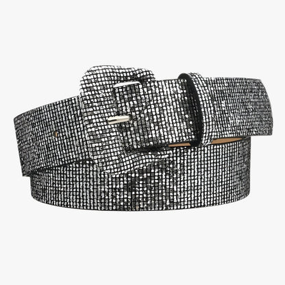Zoe | Glänzender Gürtel mit Pailletten für Jeans und Mäntel