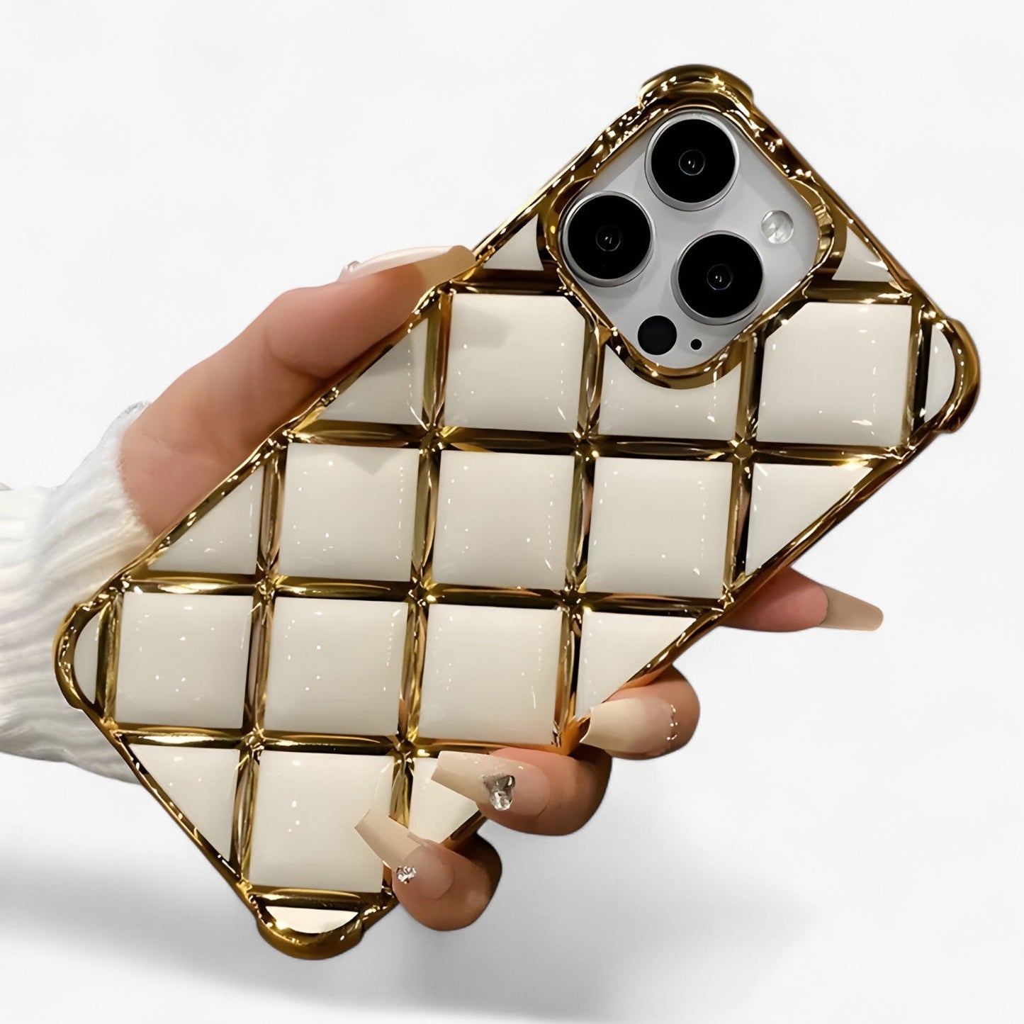 Elena | Luxus Diamanten Gitter Handyhülle