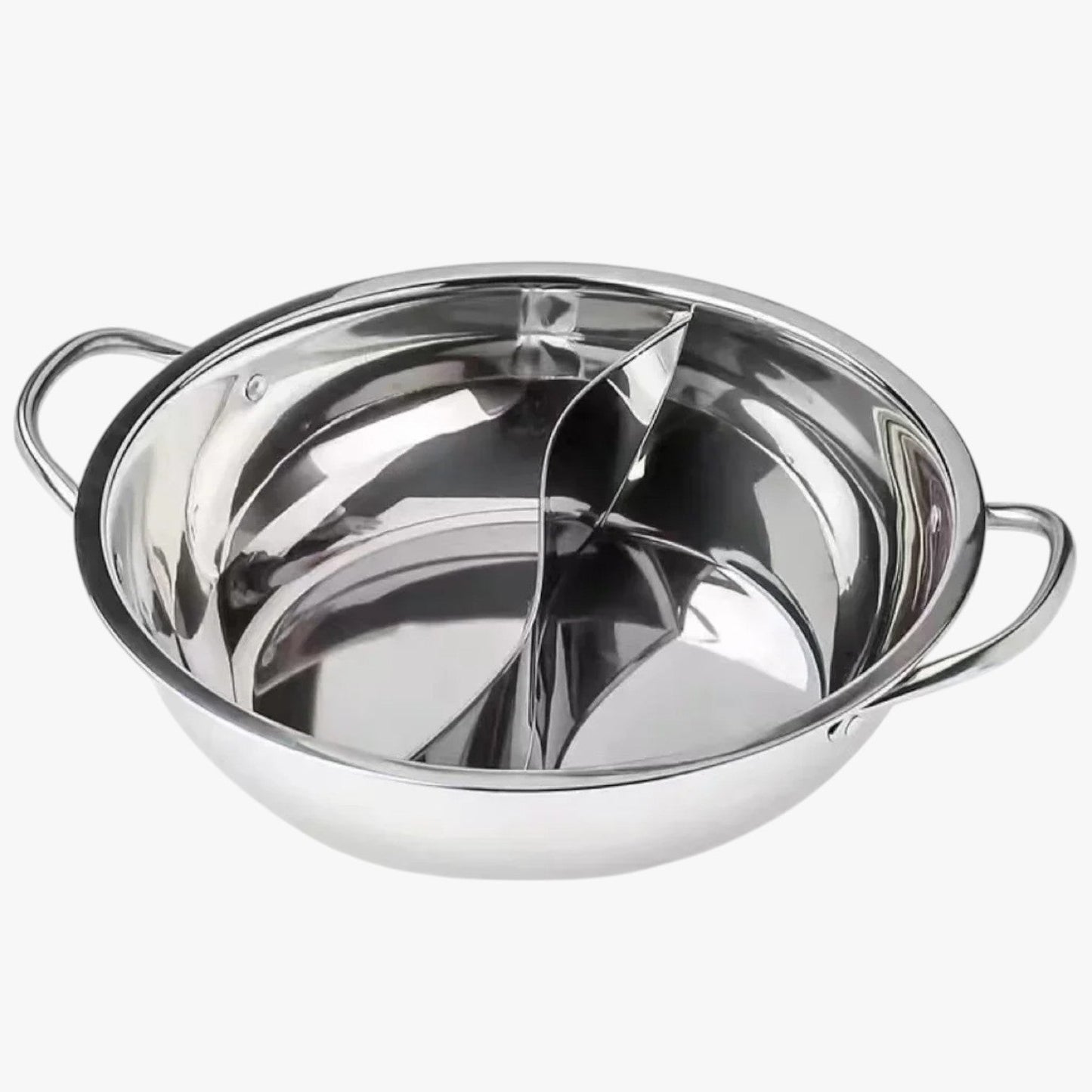 Mallory | 2-in-1 Topf aus Edelstahl 30 cm – Kocht gleichzeitig zwei Gerichte