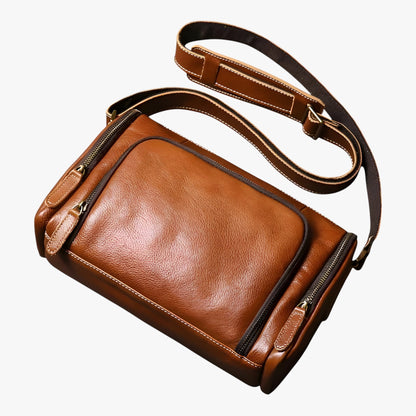 Benjamin | Vintage Schultertasche - Elegant und Mehrfach compartmented