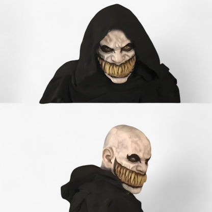 Stalker-Clownmaske - Gruselig mit großen Zähnen für Halloween