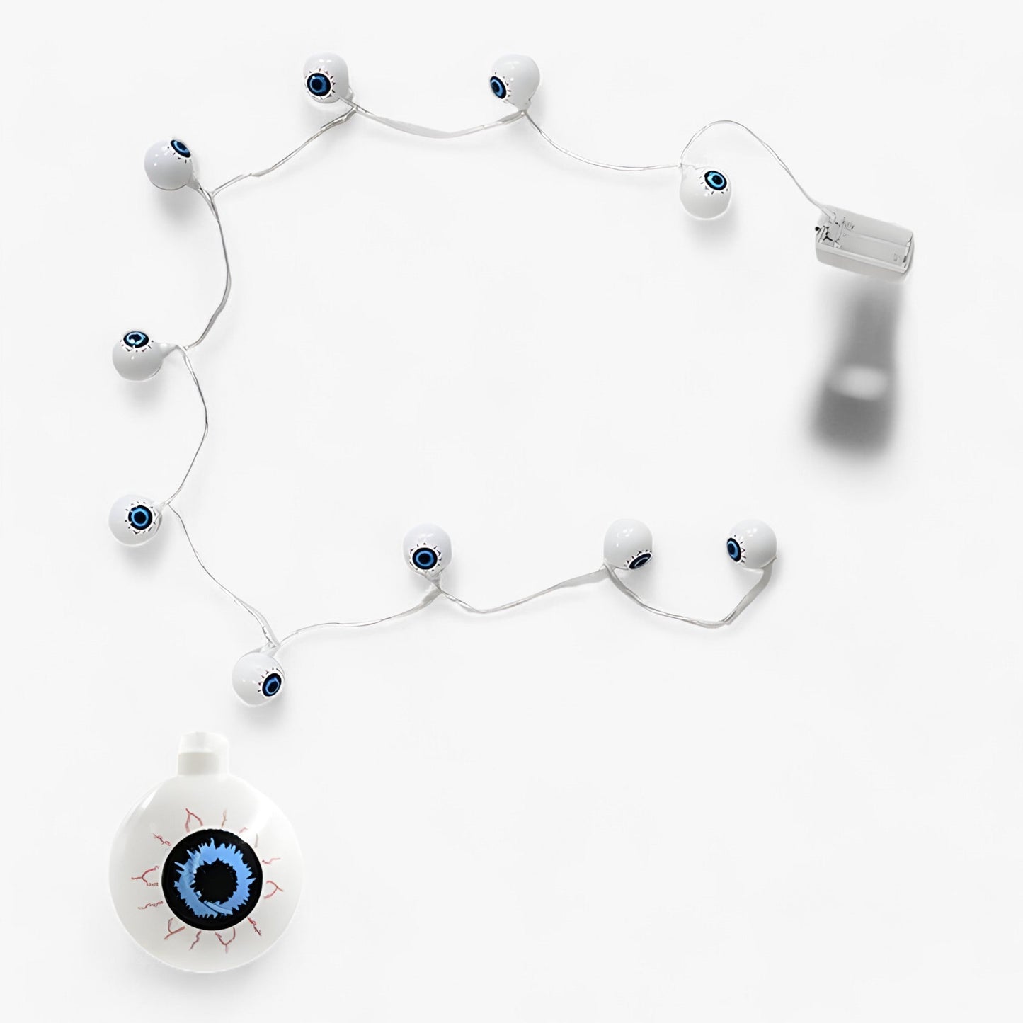 LED Lichterkette Gruseliges Auge - Gruselige Halloween Hausdekoration