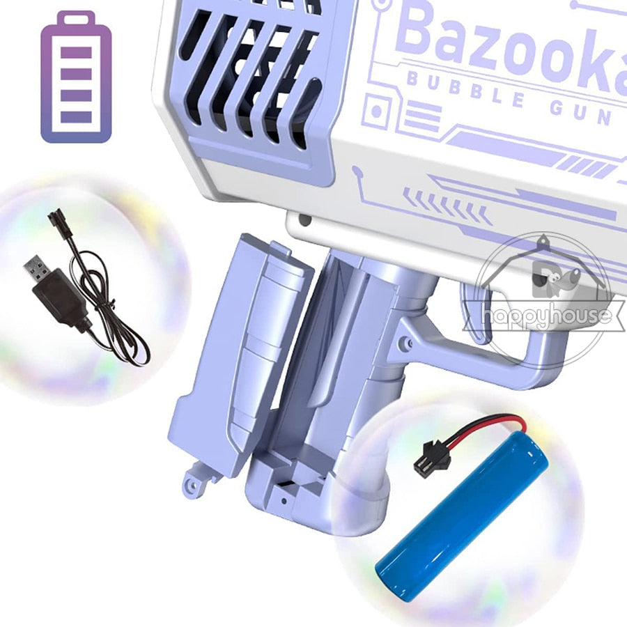 MagicBubbles™ | 69-Loch-Gatling-Blasenmaschine