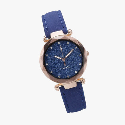 Kiana | Sternenhimmel-Uhr Rosé Silber