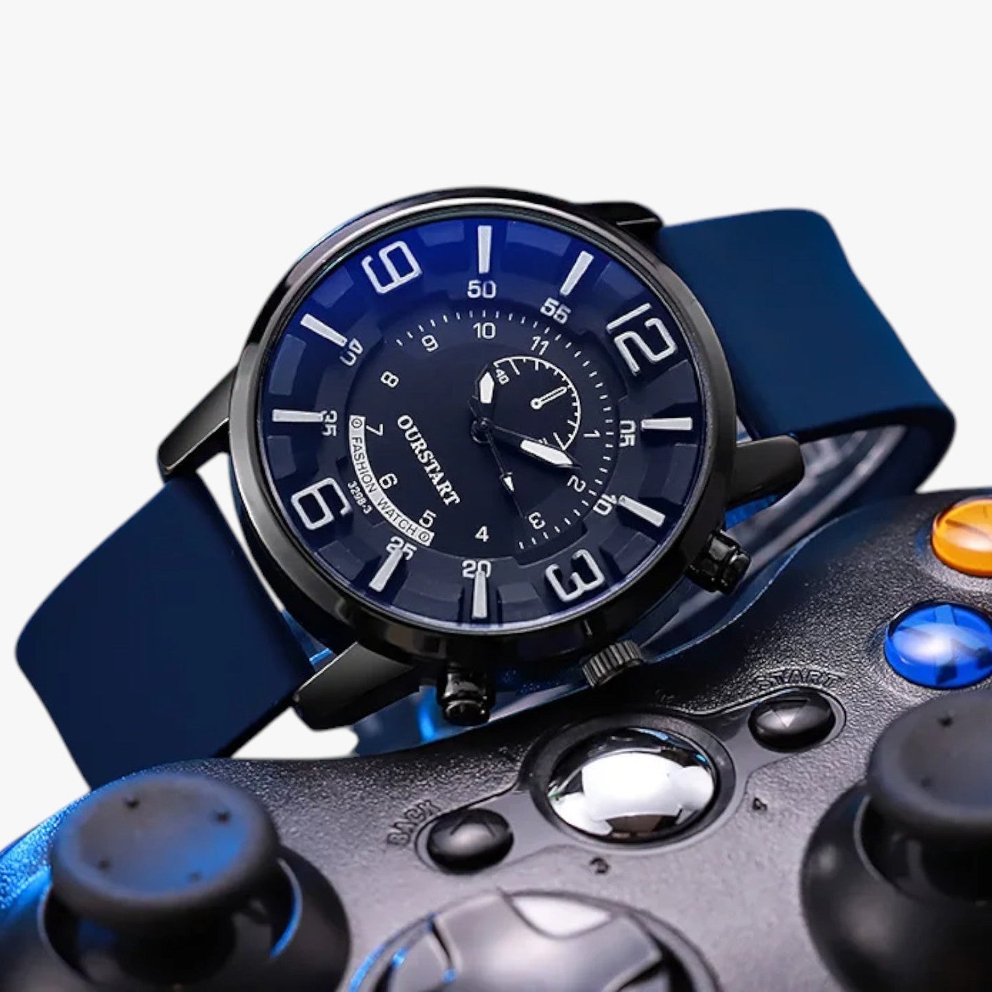 Riley | Herrenarmbanduhr aus Silikon mit präzisem Quarz, Alltags-Casual-Stil