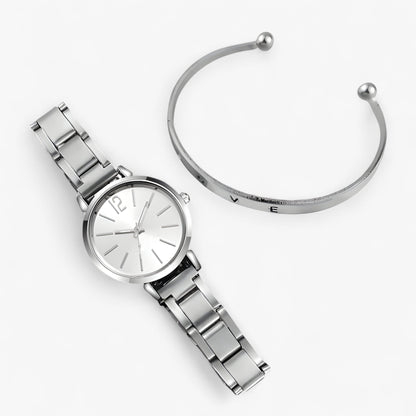 Myra | Set aus Uhr und Armband – Eleganz und Stil