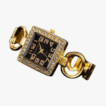 Freya | Modischer Damenuhrenarmreif mit Quarzarmband