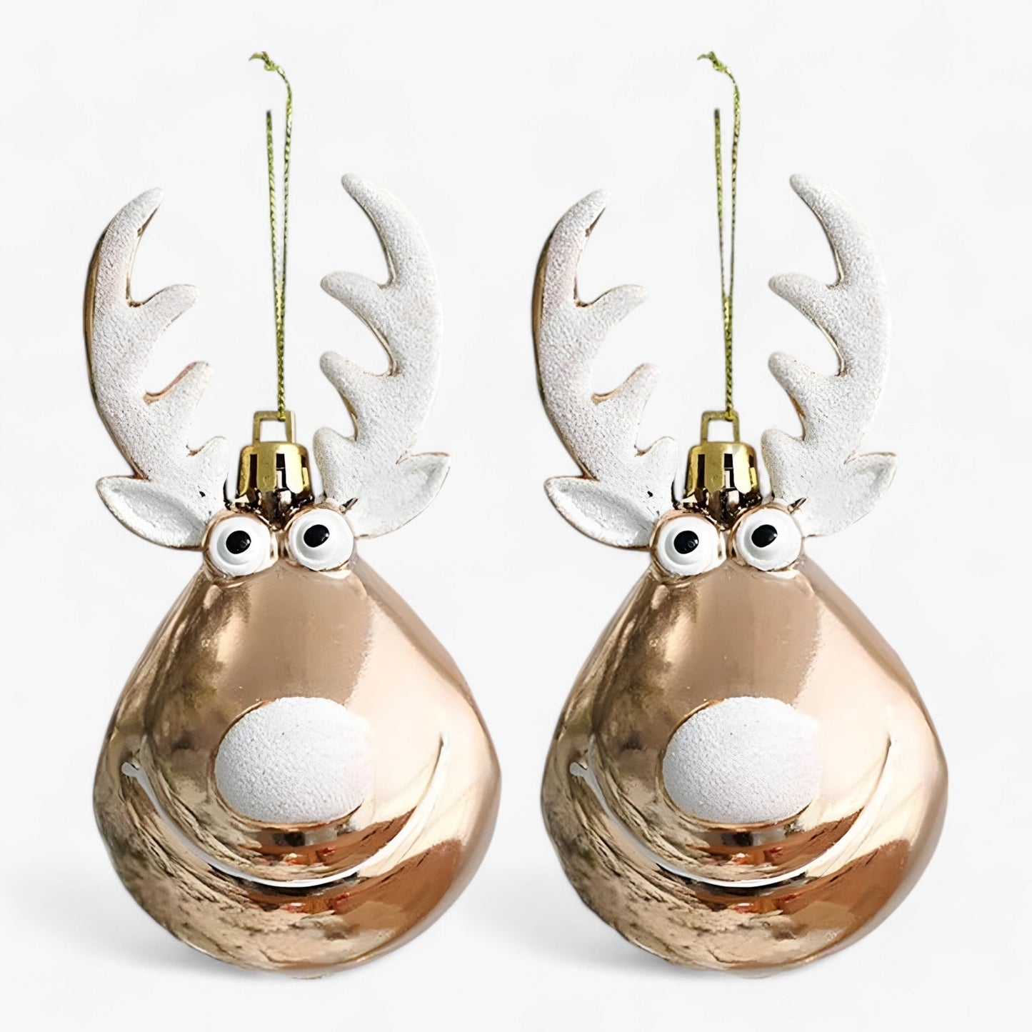 Elch-Weihnachtskugeln – festlicher Baumschmuck