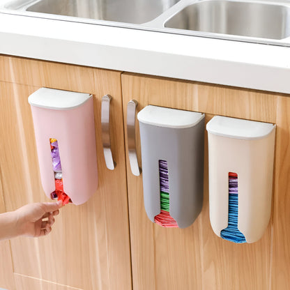 Küchenregal | Aufbewahrungsbox für Plastiktüten - Wandhängender Organizer