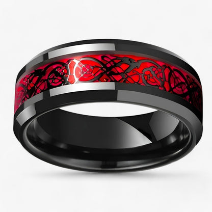 Lyra & Aidan | Keltisches Liebesring-Set mit Herzsteinen