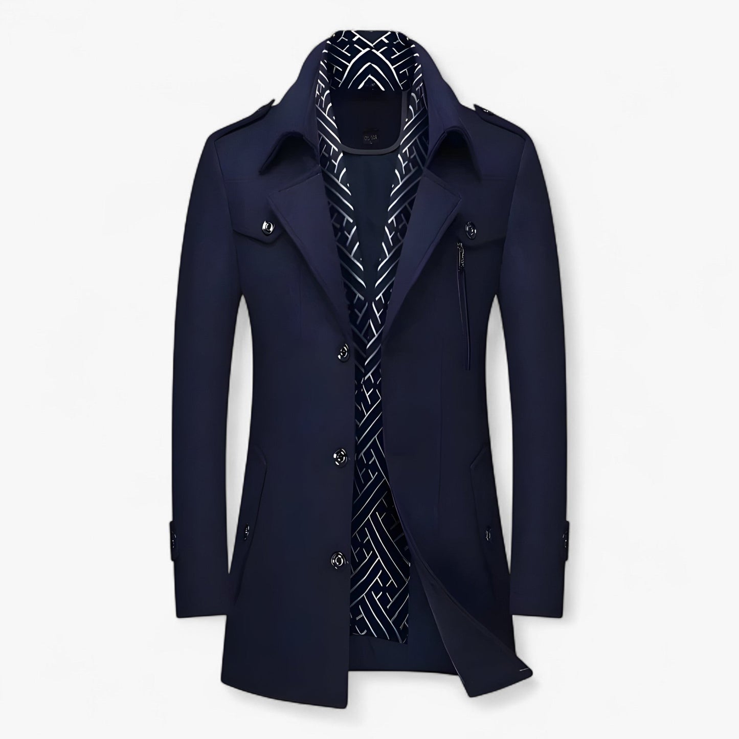 King | Mittellanger Wollmantel