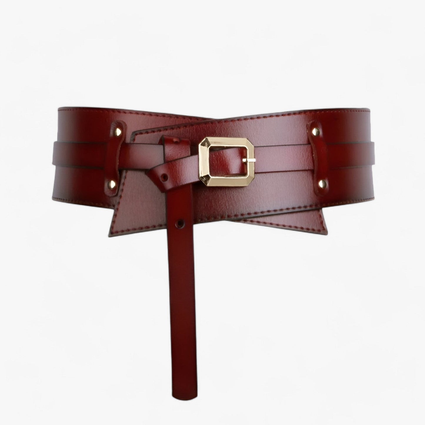 Multifunktionaler Echtleder-Taillengürtel mit Stil