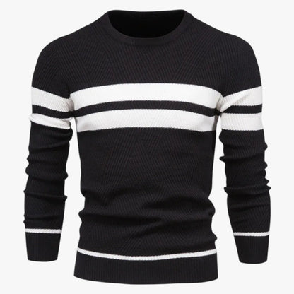 Adam | Eleganter Männer-Sommerpulli mit warmem, schlankem Schnitt und floraler Stil