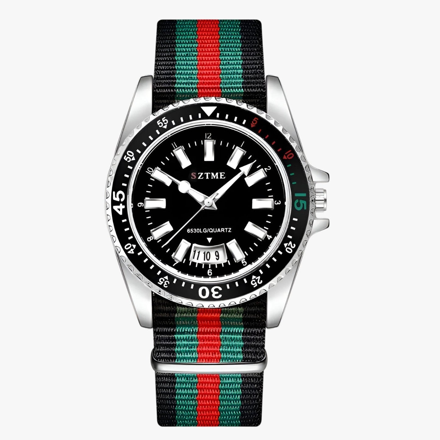 Lincoln | Elegante Uhr mit Nylonarmband und Nachtbeleuchtung