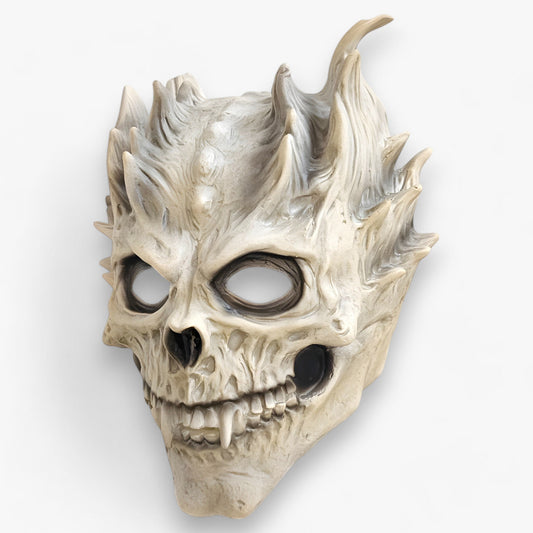 Gruselige Schädelmaske - Realistische Kopfmaske für Halloween