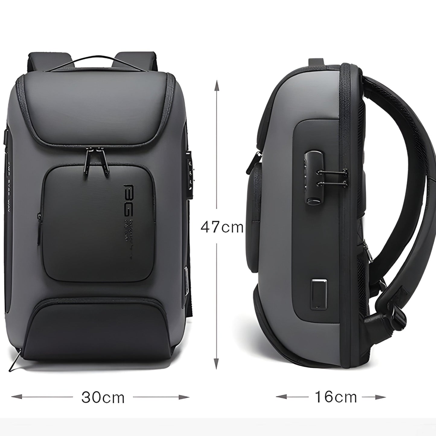 Luca | Wasserdichter Rucksack mit USB-Anschluss