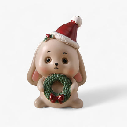 Kerstgeist | Mikro Landschaft Weihnachtsdekorationen - Fügen Sie eine Niedliche Note zu Ihrem Schreibtisch und Auto hinzu