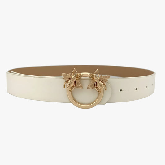 Sabrina | Eleganter Ledergürtel mit Design-Schnalle