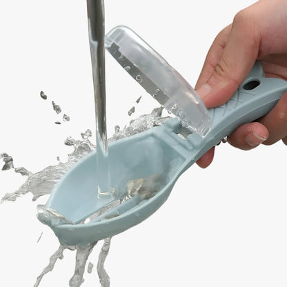 Gabriela | Visreiniger mit Deckel Schnell und Spritzfrei Schalen & Schaben