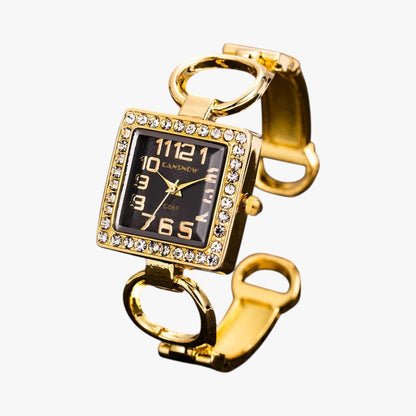 Freya | Modischer Damenuhrenarmreif mit Quarzarmband